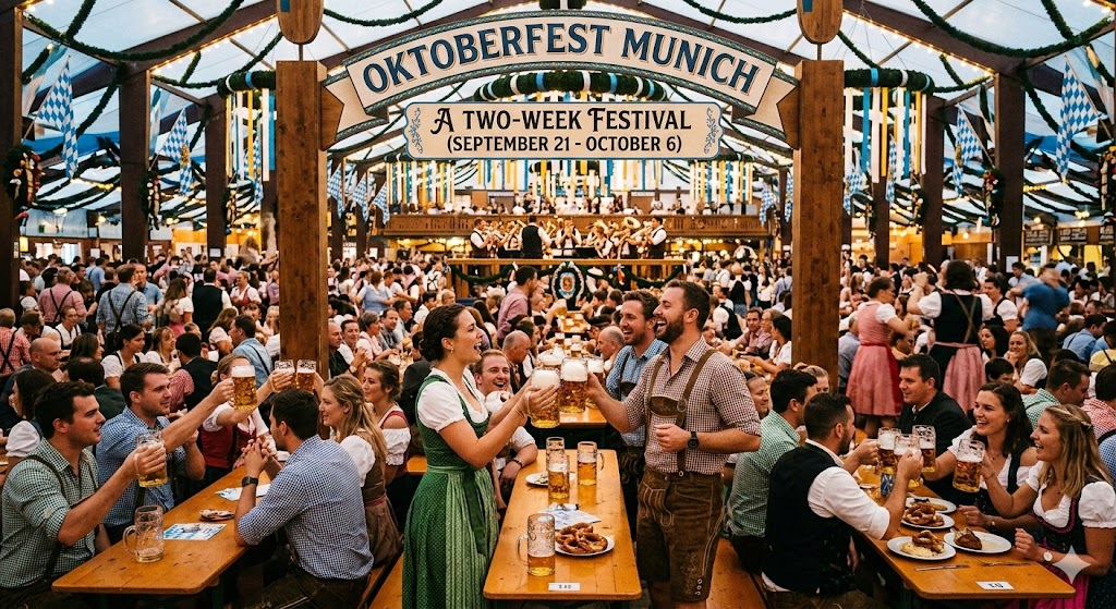 Oktoberfest is a two-week festival
